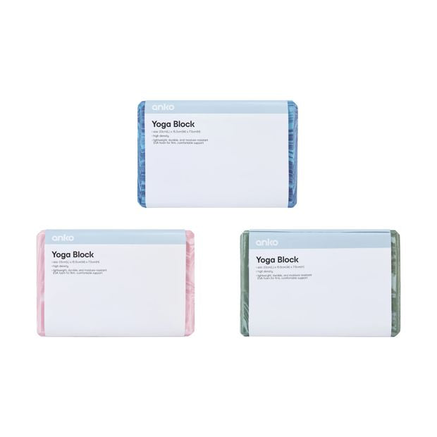 Yoga Block, Assorted - Anko