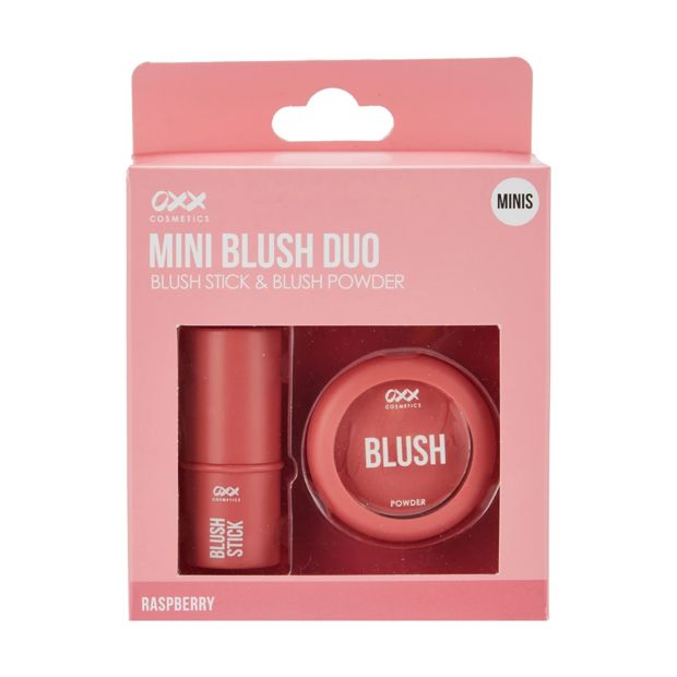 Mini Blush Duo Set, Raspberry - OXX Cosmetics