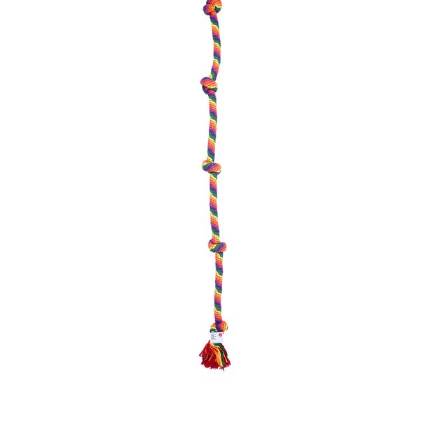 Pet Toy Mega Knotted Rope Rainbow - Anko