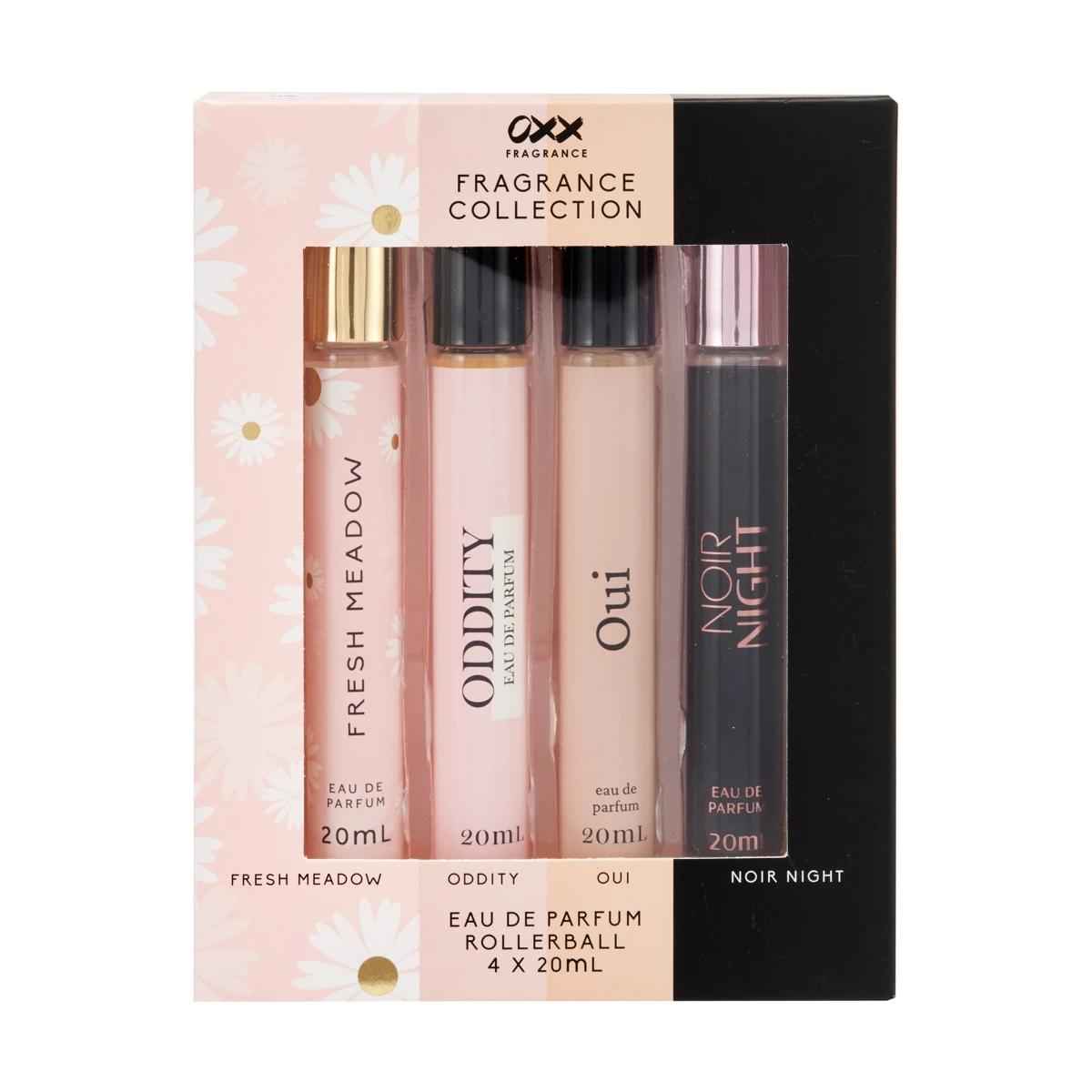 OXX Fragrance 4 Pack Eau De Parfum Rollerball Collection