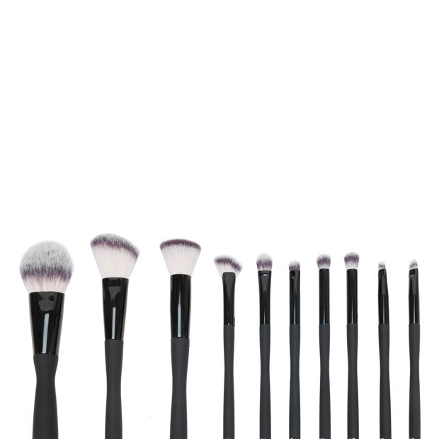 10 Piece Ultimate Makeup Brush Set - OXX Cosmetics