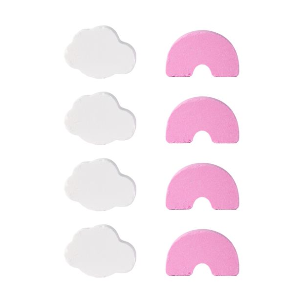 9 Piece Multi Bath Fizzers, Vanilla Scented - OXX Bodycare