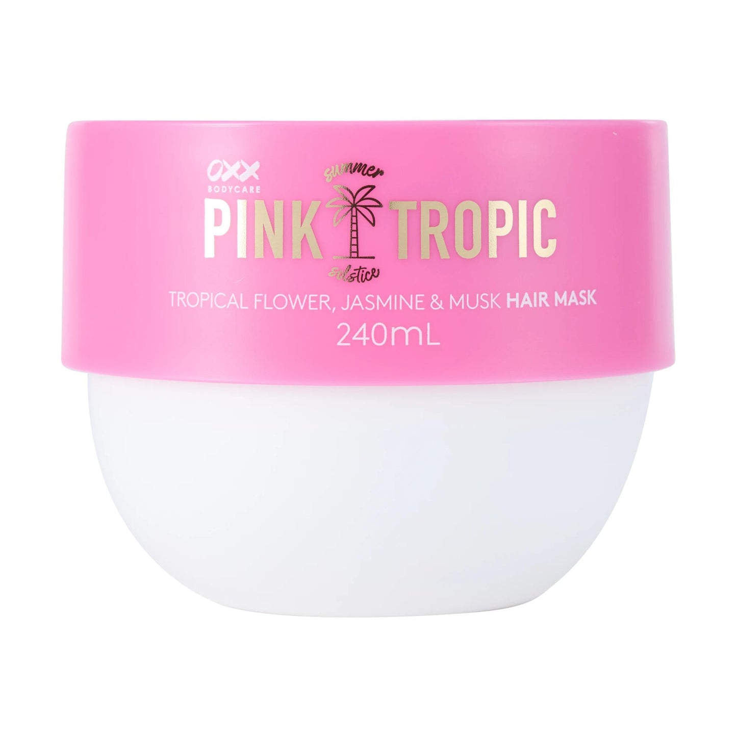 OXX Bodycare Pink Tropic Summer Solstice Hair Mask 240ml - Tropical Flower, Jasmine and Musk