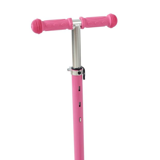 Light Up Wheel Tilt and Turn Scooter, Pink - Anko