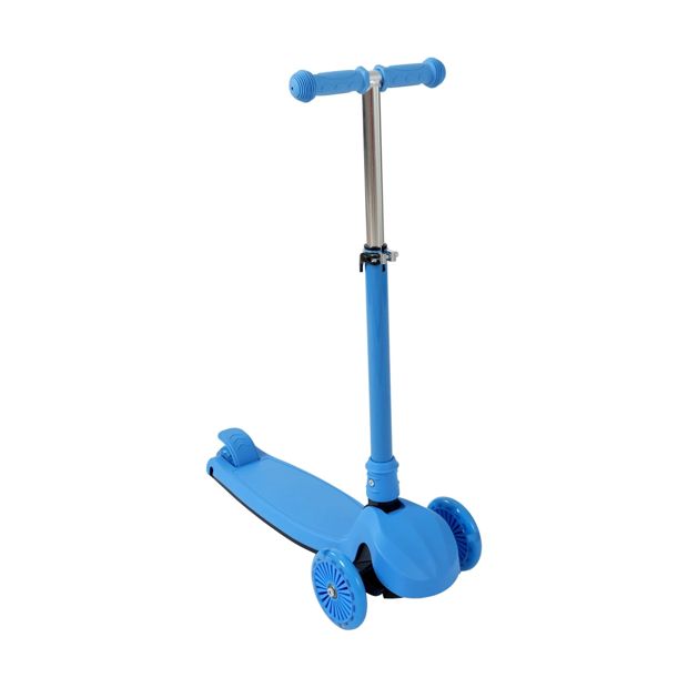 Light Up Wheel Tilt and Turn Scooter, Blue - Anko