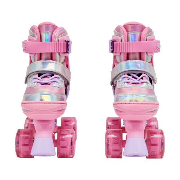 Rollerskates, Pink, Size 13 to 2 - Anko