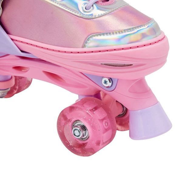 Rollerskates, Pink, Size 6 to 8 - Anko