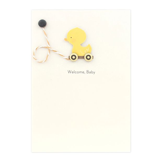 Hallmark Signature New Baby Card - Birth of Baby Duck