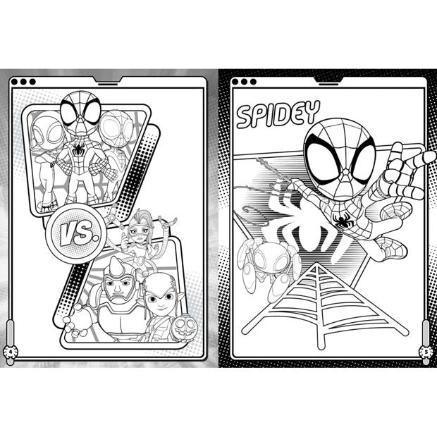 Disney Junior Marvel Spidey & His Amazing Friends Team-Up Colouring Book