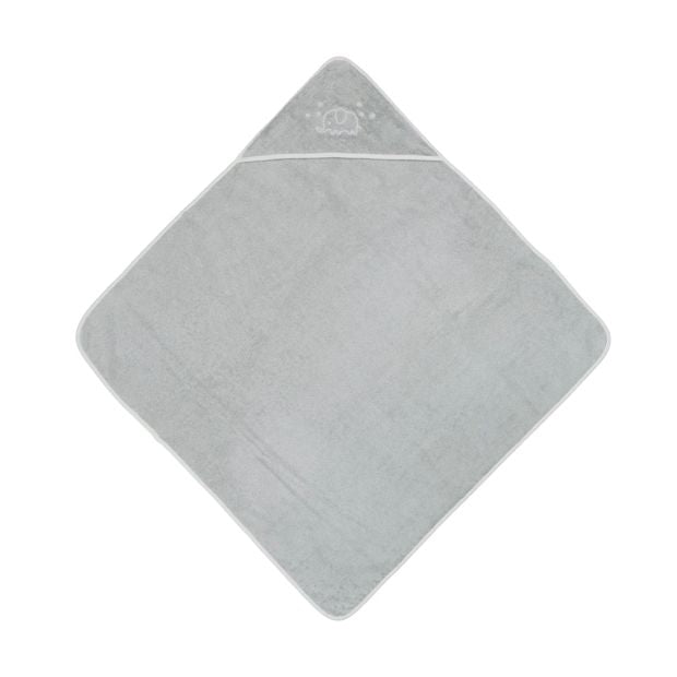 Cotton Hooded Towel, Elephant - Anko
