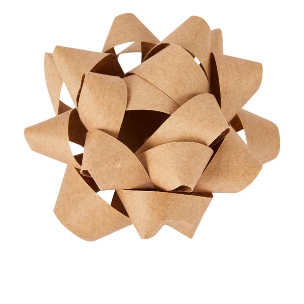 2 Piece Gift Bows, Kraft - Anko