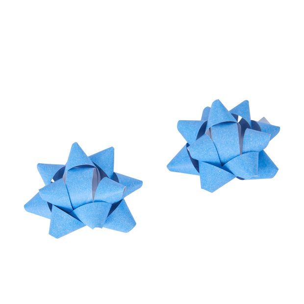 10 Piece Mini Paper Bows, Brights - Anko