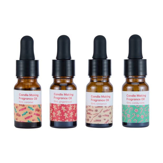 4 Pack Candle Making Fragrance Oils - Anko