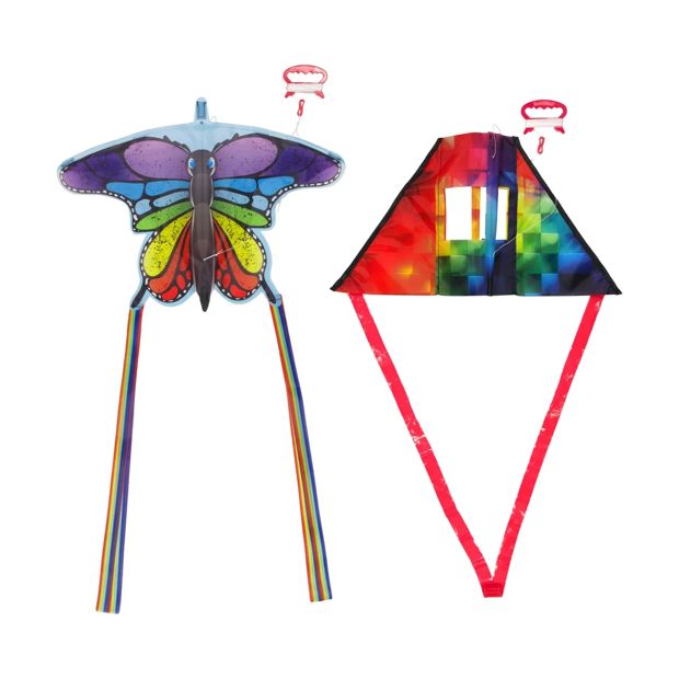 Kites Ready2fly Pop Up Mini Nylon Shape Kite - Assorted