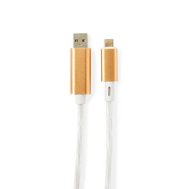 USB-A to C 1m Cable with Light Star - Anko