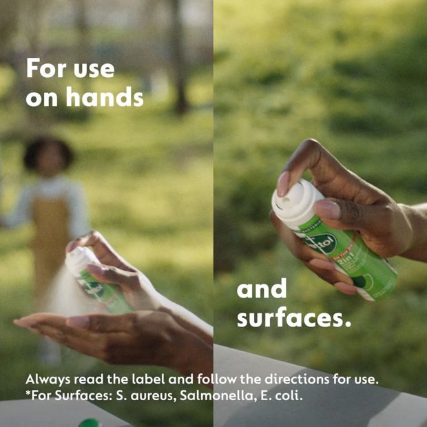 Dettol 2-in-1 Hand and Surface Sanitiser Spray 90ml - Aloe Vera