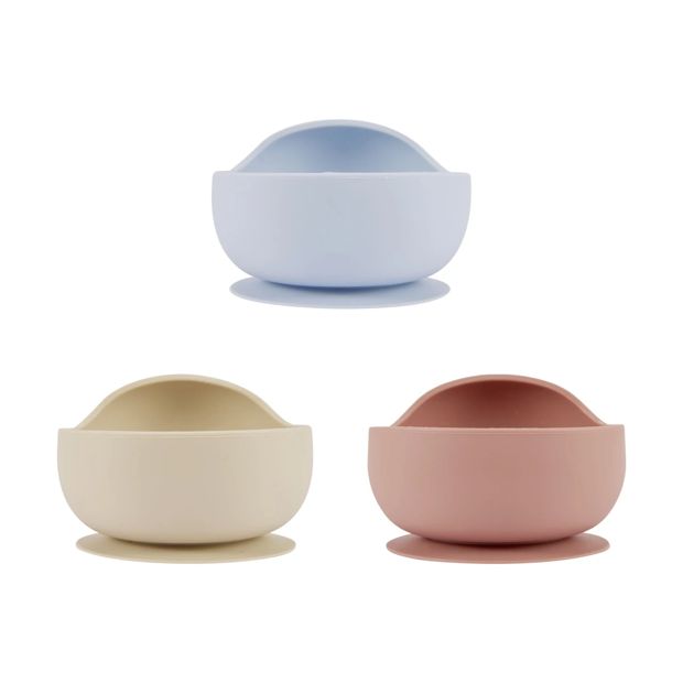 Silicone Suction Lip Bowl, Assorted - Anko
