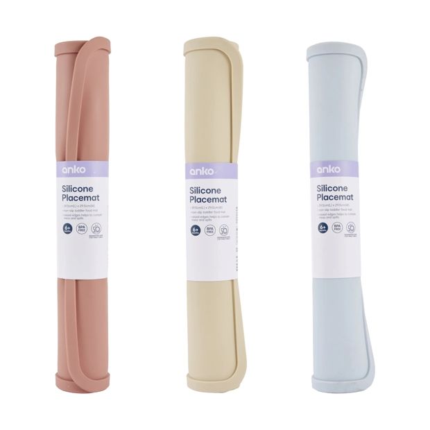 Silicone Placemat, Assorted - Anko