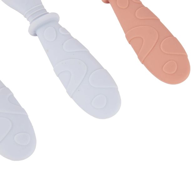 4 Pack Silicone Pre-Spoons, Assorted - Anko