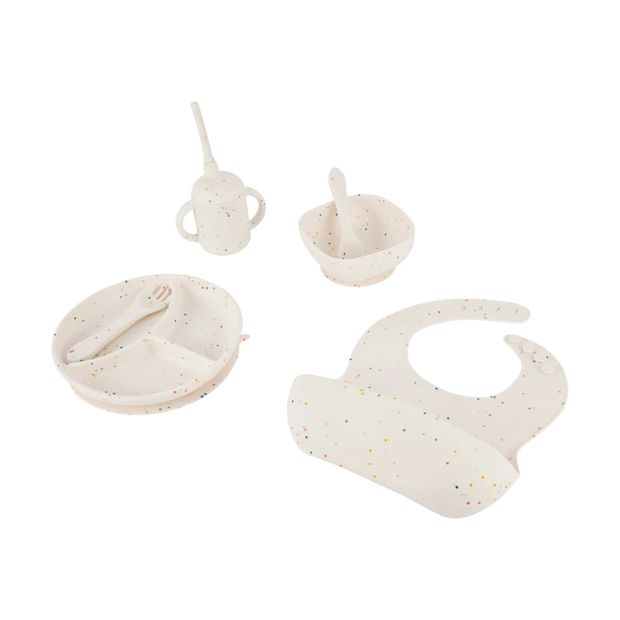 6 Piece Silicone Feeding Set - Anko