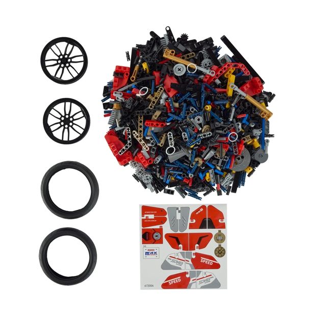 963 Piece Mini Blocks Vehicle Series: Motorbike
