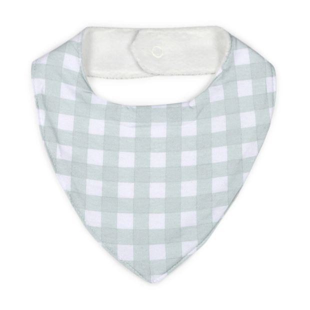 3 Pack Bandana Bibs, Gingham - Anko