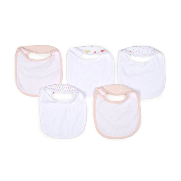 5 Pack Bibs, Fruits - Anko