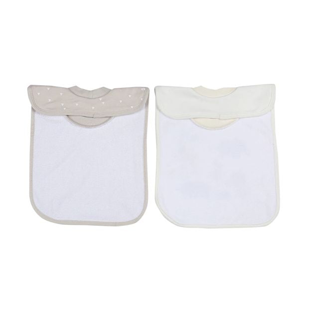 2 Pack Popover Bibs, Safari - Anko