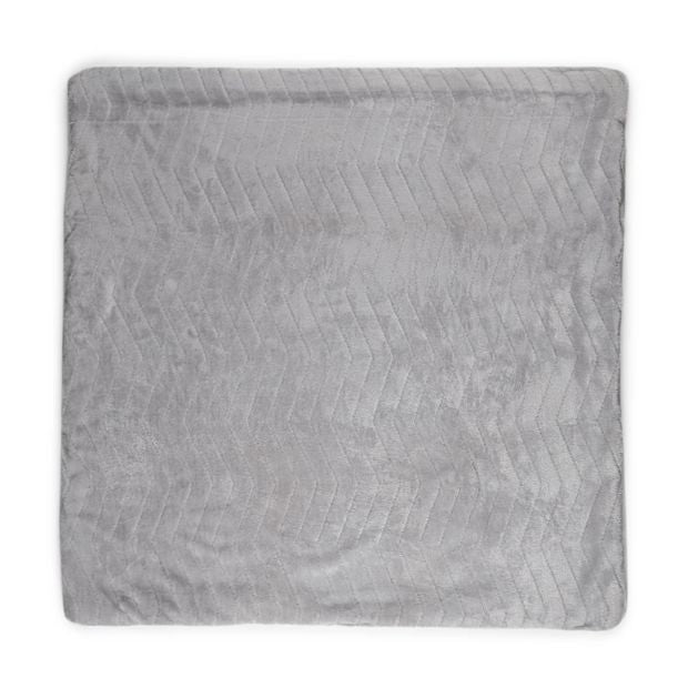 Plush Blanket, Grey - Anko
