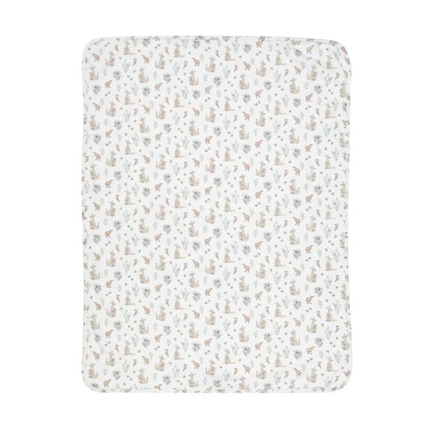Cotton Jersey Blanket, Australiana - Anko