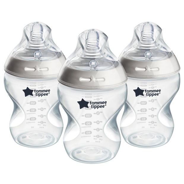3 Pack Tommee Tippee Natural Start Baby Bottles