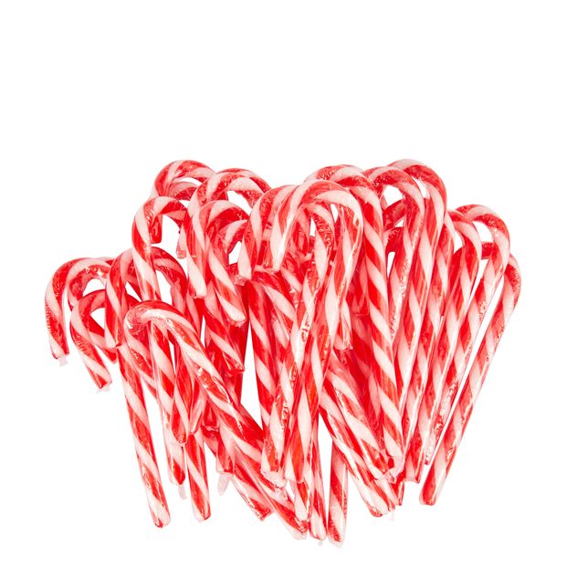40 Pack Peppermint Flavour Candy Canes 500g