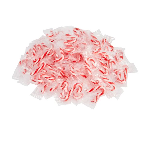 160 Pack Peppermint Flavour Mini Candy Canes 800g