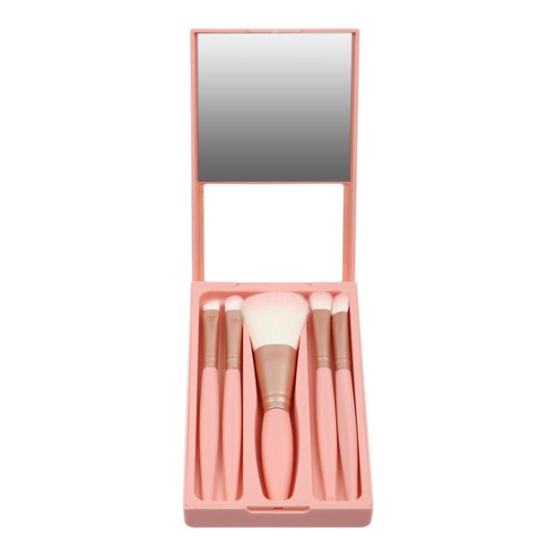 BYS Queen Bee 5 Piece Makeup Brush Kit - Rose Gold