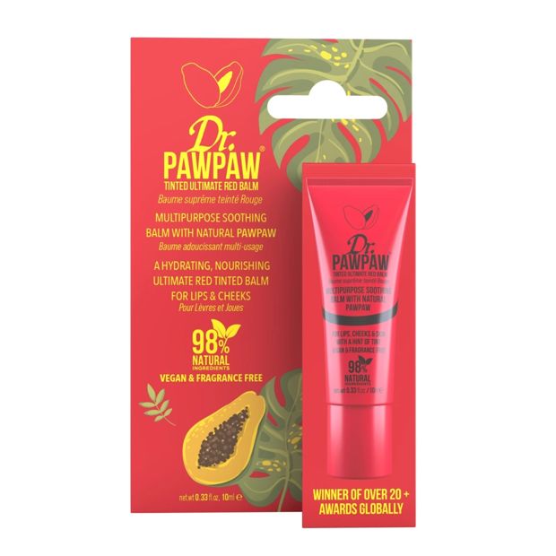 Dr. PAWPAW Tinted Ultimate Red Lip Balm 10ml - Natural Pawpaw