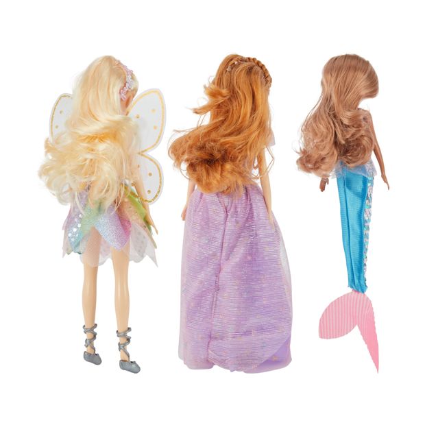 3 Piece Fashion Fantasy Dolls