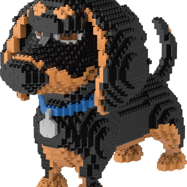 1901 Piece Mini Blocks Animal Series: Dachshund