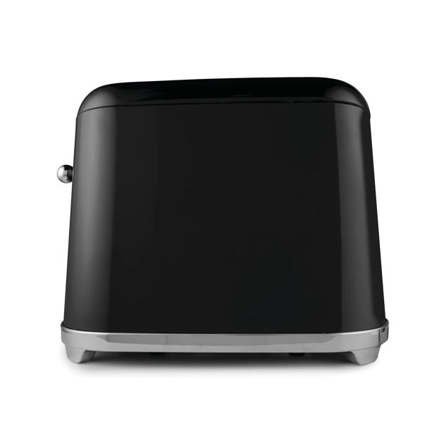 4 Slice Stainless Steel Toaster, Black - Anko