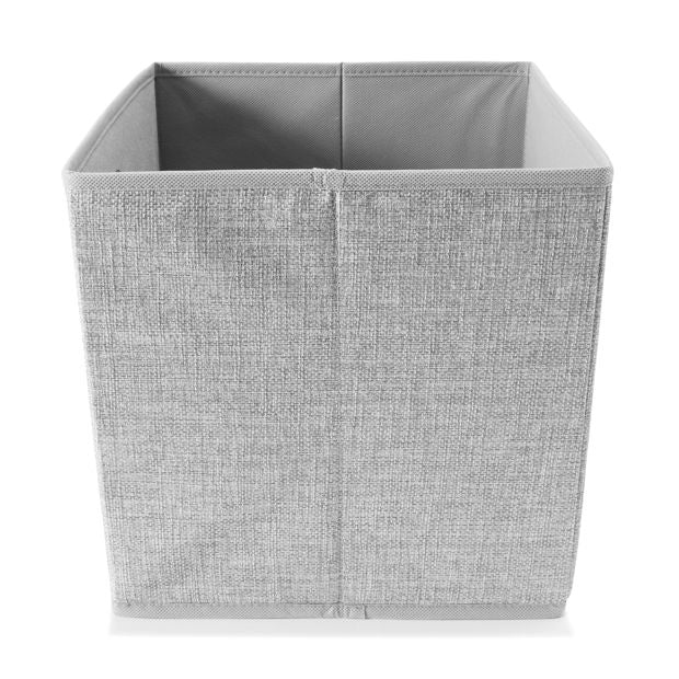 Collapsible Storage Cube, Grey - Anko