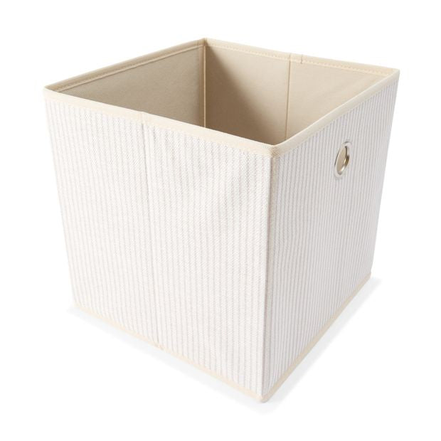 Collapsible Storage Cube, Stripe - Anko
