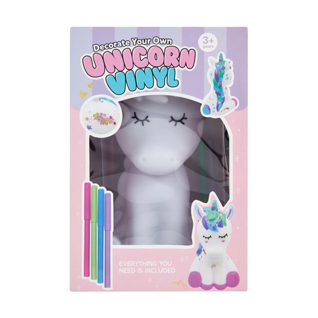 Decorate Your Own Unicorn Vinyl Set - Anko