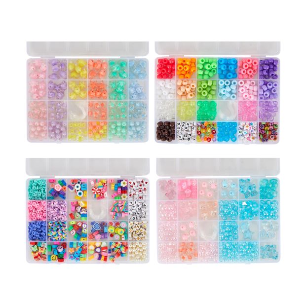 DIY Rainbow Jewellery Necklace and Bracelet Set, Assorted - Anko