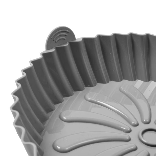 Large Silicone Air Fryer Tray, Grey - Anko