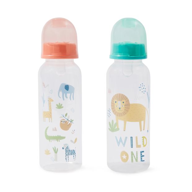 6 Pack Narrow Neck Bottles - Anko