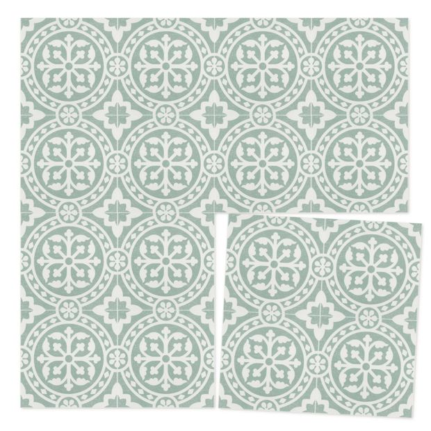 8 Pack Vinyl Floor Tiles, Morocco - Anko