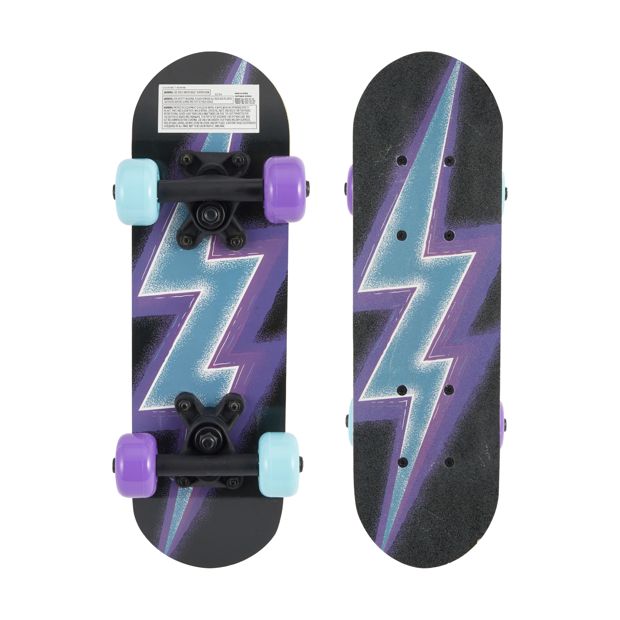17in. Mini Skateboard, Lightning - Anko