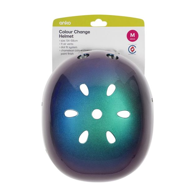 Colour Change Helmet - Medium, Blue