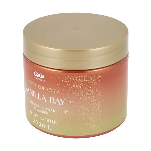 Vanilla Bay Sweet Euphoria Body Scrub 200ml, Vanilla, Sugar and Amber - OXX Bodycare