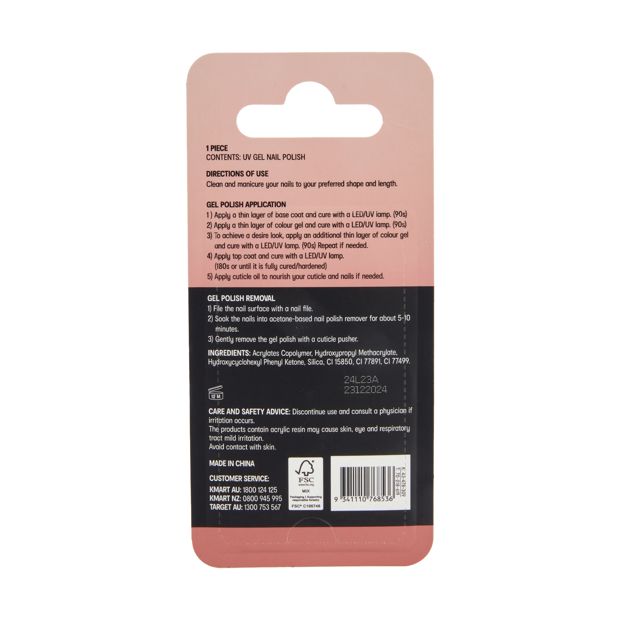 UV Gel Nail Polish, Dusk - OXX Cosmetics