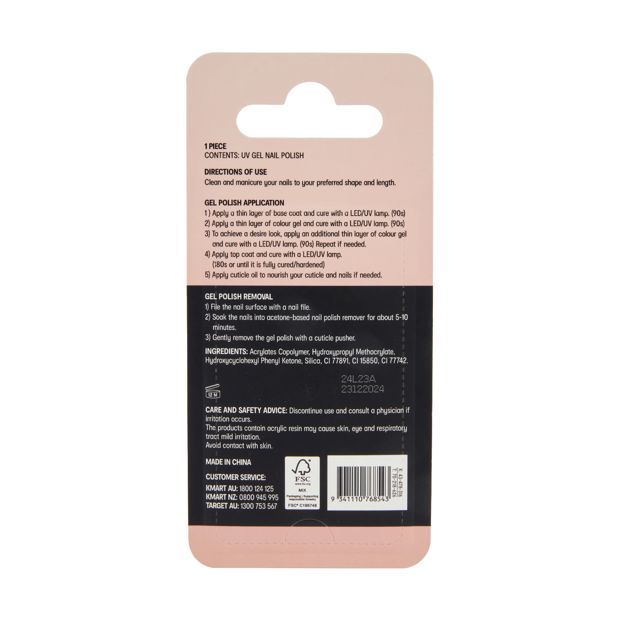 UV Gel Nail Polish, Blush - OXX Cosmetics